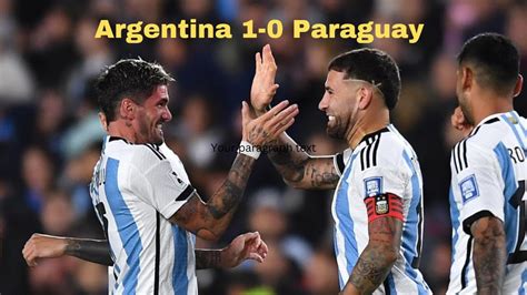 argentina vs paraguay match